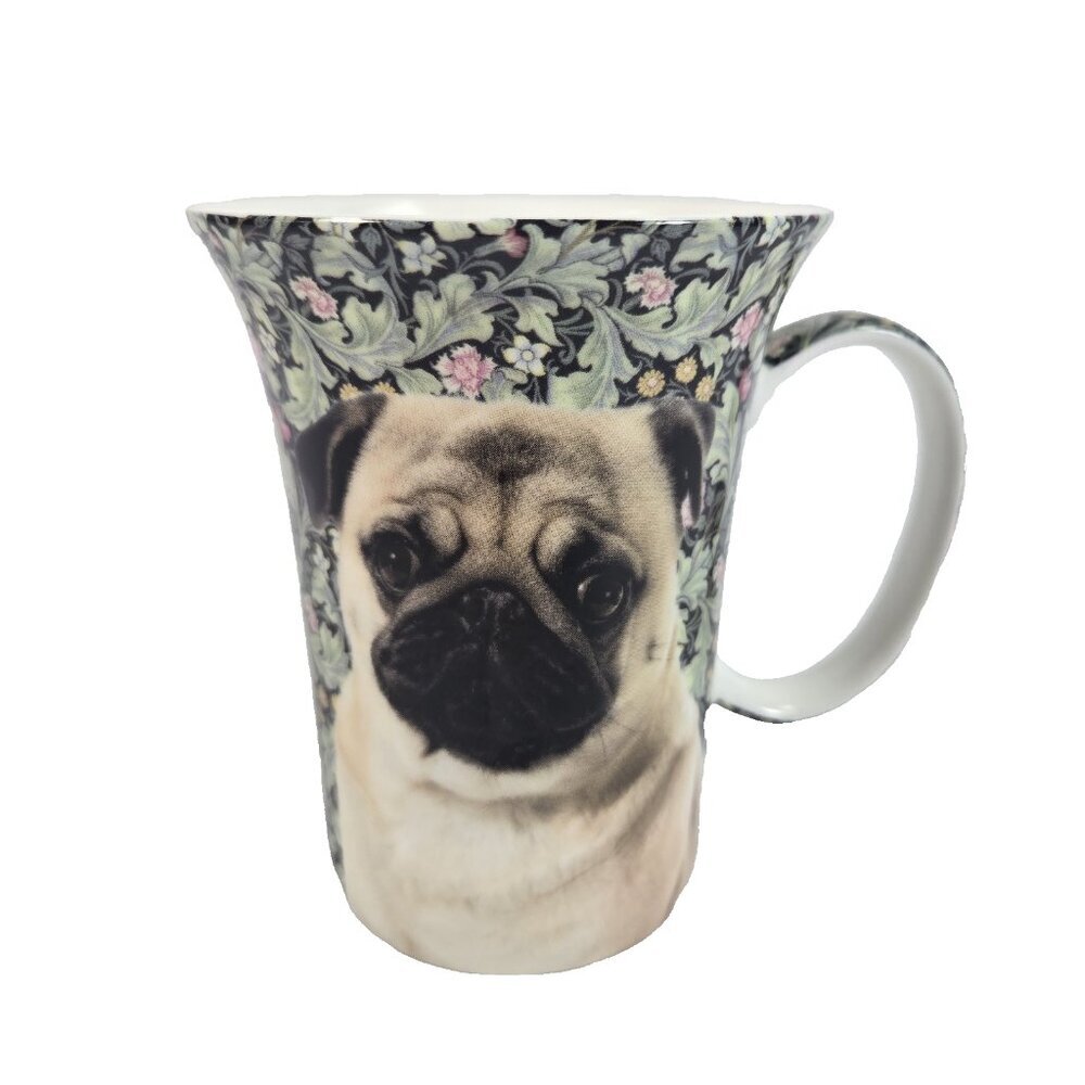 Pug Dog Coffee Mug Tea Cup Fine Bone China McIntosh Canine Companions